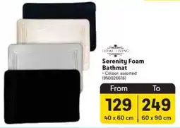 Makro Home Living Serenity Foam Bathmat offer