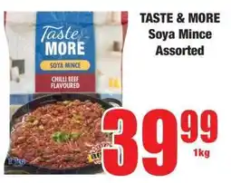 Boxer TASTE & MORE Soya Mince Assorted offer