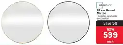 Makro Mainstays Round Mirror offer