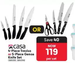 Makro Casa Treviso or Genoa Knife Set offer