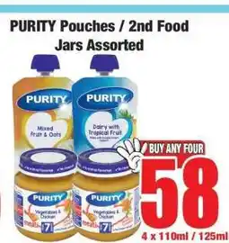 Boxer PURITY Pouches / 2nd Food Jars Assorted offer