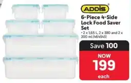 Makro Addis 4-Side Lock Food Saver Set offer