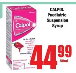 Boxer CALPOL Paediatric Suspension Syrup offer