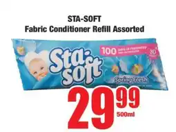 Boxer STA-SOFT Fabric Conditioner Refill Assorted offer