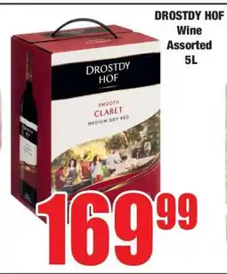 Boxer DROSTDY HOF Wine Assorted 5L offer