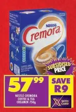 Shoprite Nestlé Cremora Coffee & Tea Creamer 750g offer