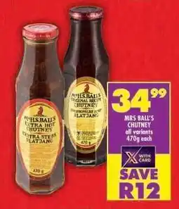 Shoprite MRS BALL'S CHUTNEY offer
