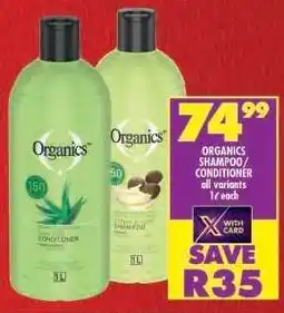 Shoprite Organics Shampoo Conditioner offer