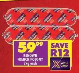 Shoprite RENOWN FRENCH POLONY offer
