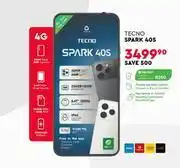Edgars Tecno Spark 40S offer