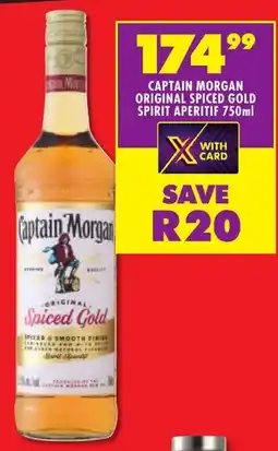 Shoprite Liquor Captain morgan original spiced gold spirit aperitif offer
