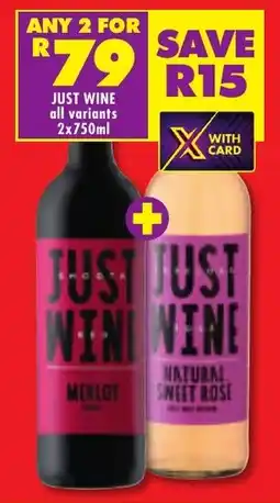 Shoprite Liquor Just wine offer
