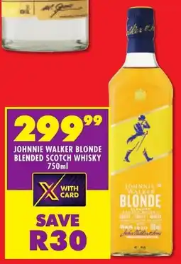 Shoprite Liquor Johnnie walker blonde blended scotch whisky offer