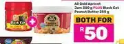 Game All Gold Apricot Jam 300g Plus Black Cat Peanut Butter 250g-Both For offer