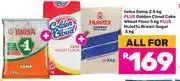 Game Iwisa Samp 2.5kg+Golden cloud Cake Wheat Flour 5Kg+Huletts Brown Sugar 3Kg-For All offer