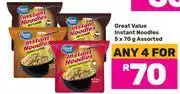 Game Great Value Instant Noodles Assorted-For 4 x 5 x 70g offer