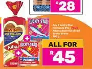 Game Lucky Star Pilchards 2 x 215g Plus Albany Superior Sliced Brown Bread 700g-For All offer