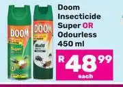 Game Doom Insecticide (Super Or Odourless)-450ml Each offer