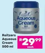 Game Reitzers Aqueous Cream-500ml offer