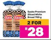 Game Sasko Premium Sliced White Bread-For 2 x 700g offer