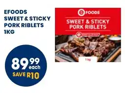 Econo Foods Efoods sweet & sticky pork riblets offer