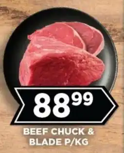 Goal Supermarket Beef chuck & blade offer