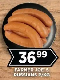 Goal Supermarket Farmer joe's russians offer