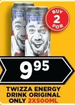 Goal Supermarket Twizza energy drink original offer