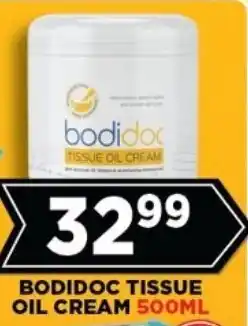 Goal Supermarket Bodidoc tissue oil cream offer