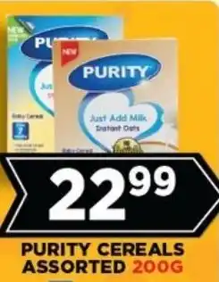 Goal Supermarket Purity cereals assorted offer