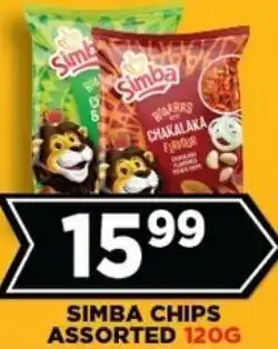 Goal Supermarket Simba chips assorted offer