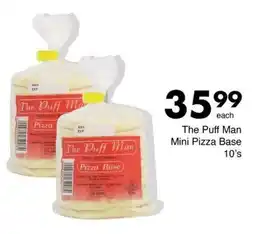 Save Hyper The Puff Man Mini Pizza Base offer