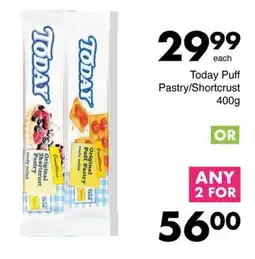 Save Hyper Today Puff Pastry/ Shortcrust offer