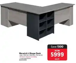 Makro Warwick L-Shape Desk offer