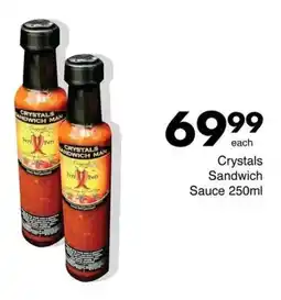 Save Hyper Crystals Sandwich Sauce offer