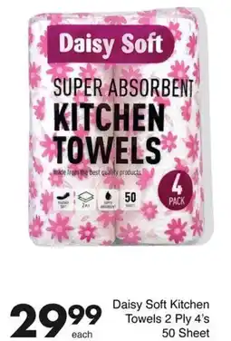 Save Hyper Daisy Soft Kitchen Towels 2 Ply offer