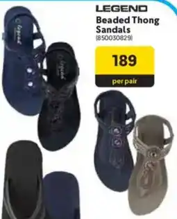 Makro Legend Beaded Thong Sandals offer