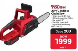 Makro Hyper Tough 20 V Cordless Chain Saw offer