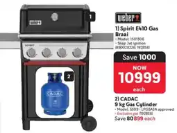 Makro Weber Spirit E410 Gas Braai offer