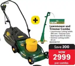 Makro TrimtechLawnmower and Trimmer Combo offer