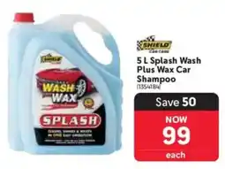 Makro Shield Splash Wash Plus Wax Car Shampoo offer