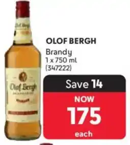 Makro Olof Bergh Brandy offer