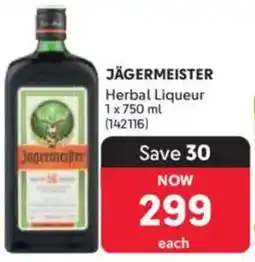 Makro JÄGERMEISTER Herbal Liqueur offer