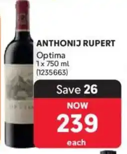 Makro Anthonij Rupert Optima offer