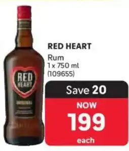 Makro Red Heart Rum offer