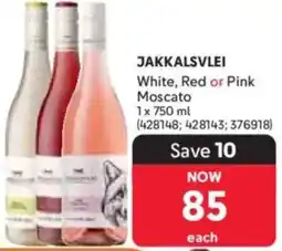 Makro Jakkalsvlei White, Red or Pink Moscato offer