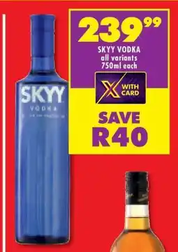 Shoprite Skyy Vodka offer