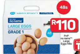 Pick n Pay Hypermarket PnP no name Large Eggs 48s offer