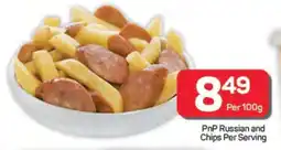 Pick n Pay Hypermarket PnP Russian and Chips Per Serving offer