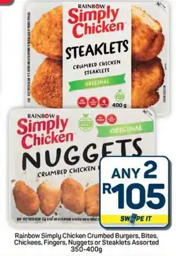 Pick n Pay Hypermarket Rainbow Simply Chicken Products offer